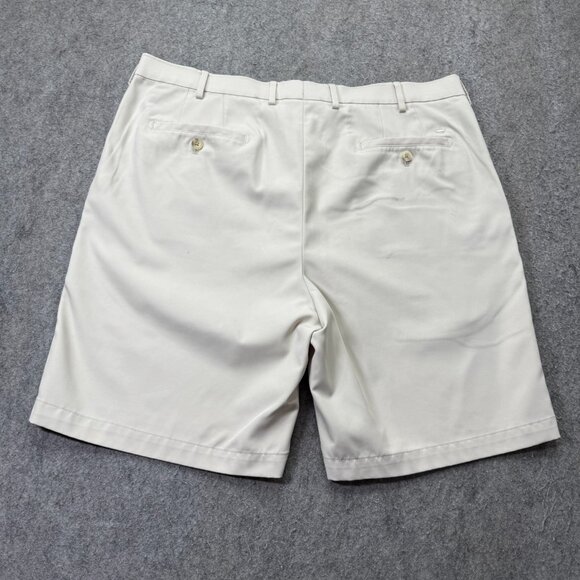Peter Millar Salem Performance Golf Shorts Men 38 Beige 9" Crown Sport b098 - Picture 9 of 16